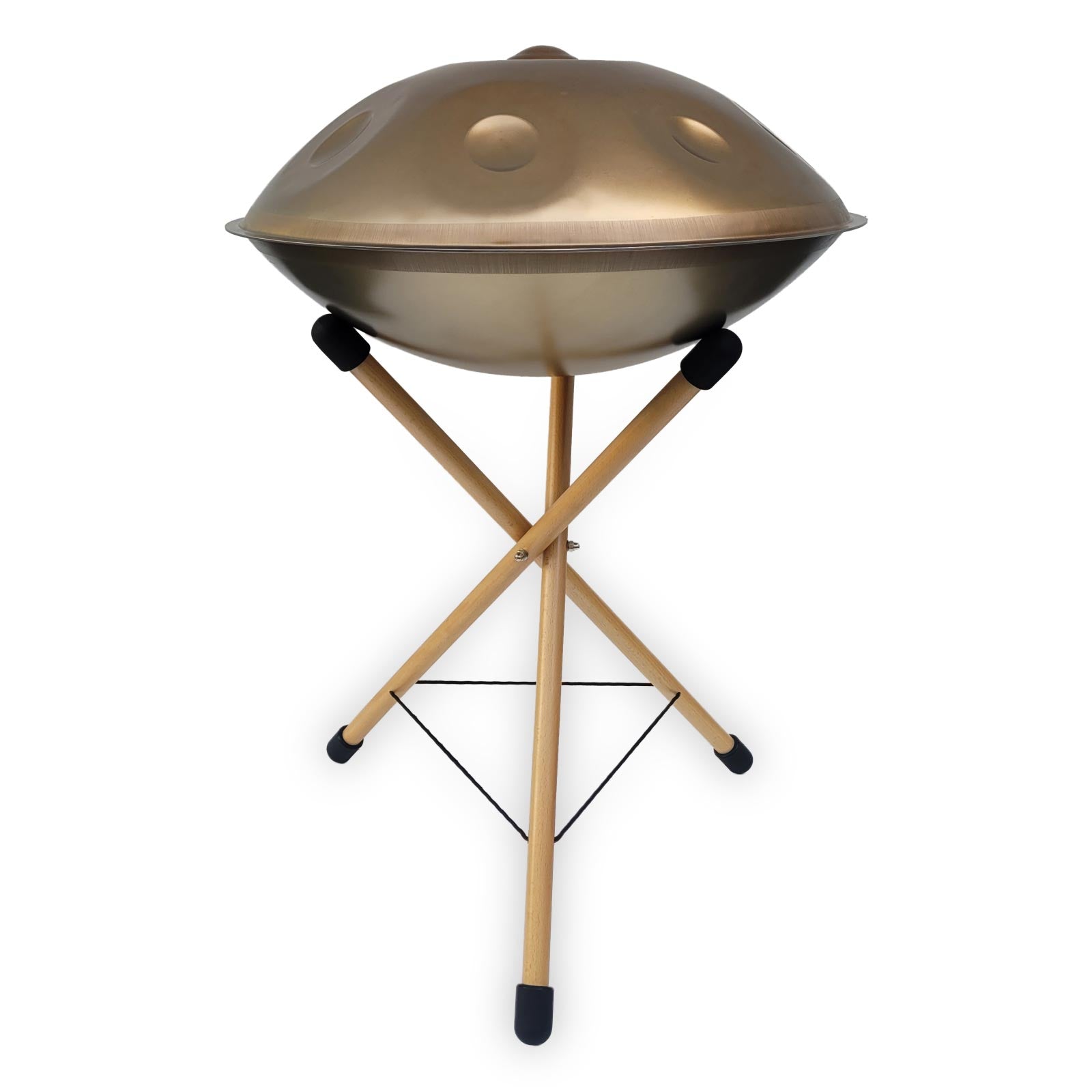 Sound-Sculpture Handpan stand wood - sitting