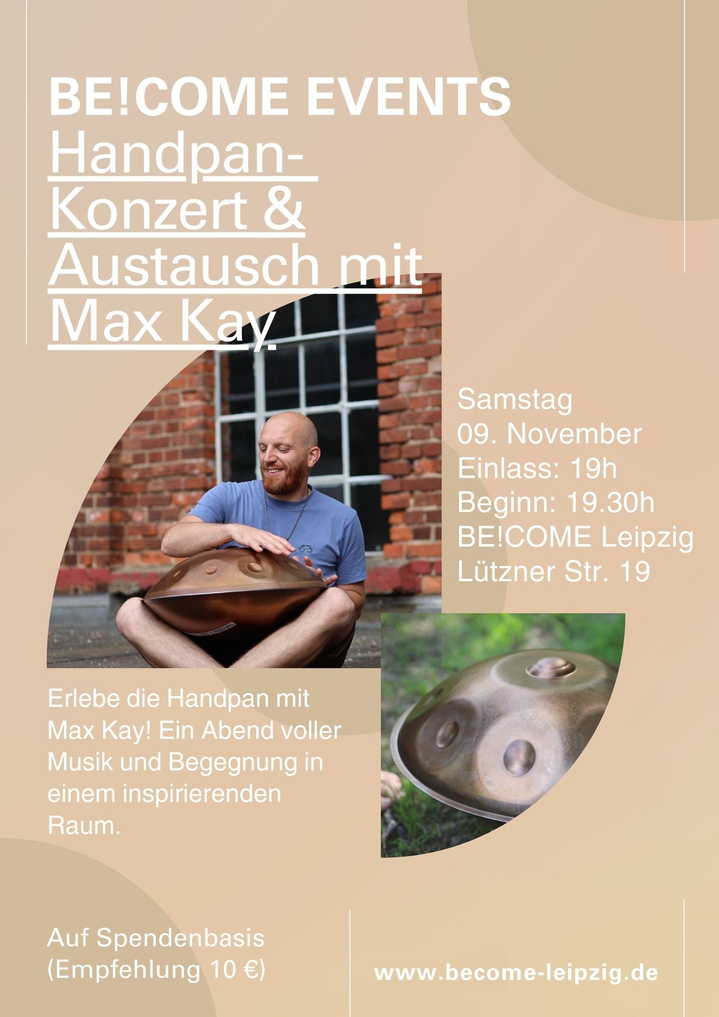 Leipzig – Handpan Konzert mit Max Kay